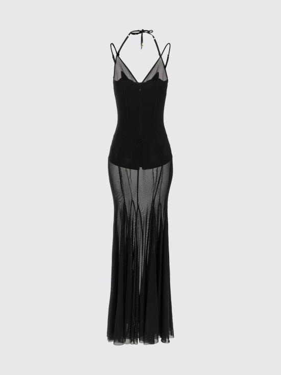 26FW 엘리자베타프랜치 롱 원피스 ABR1466E2 110 Black - ELISABETTA FRANCHI