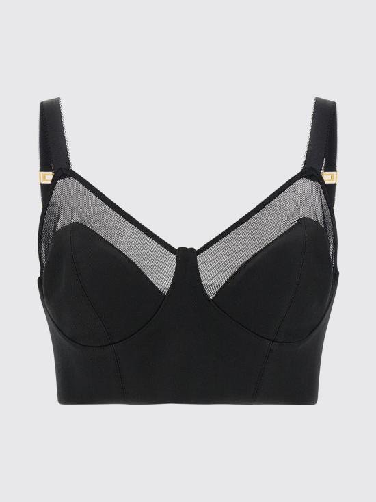 26FW 엘리자베타프랜치 탑 TO06666E2 110 Black - ELISABETTA FRANCHI