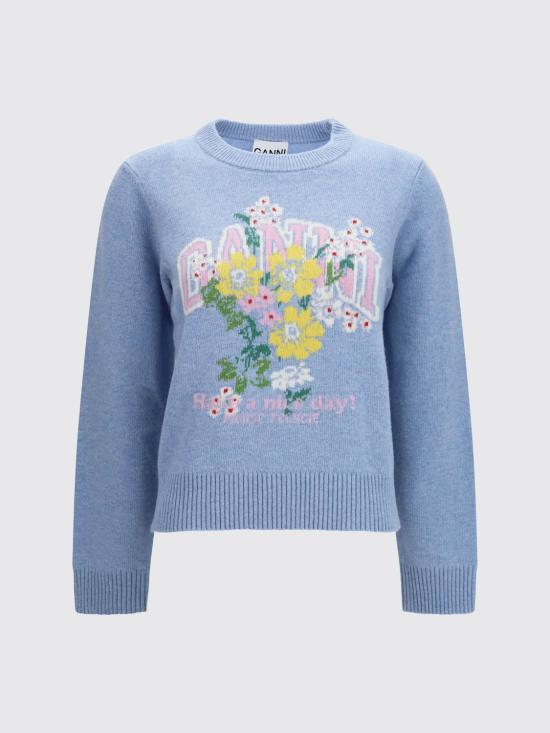 26FW 가니 스웨터 A1150059 ZXF Blue - GANNI