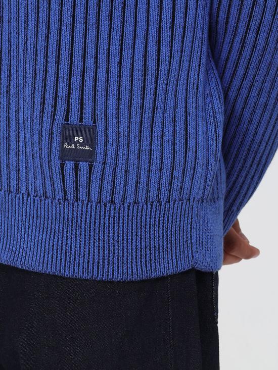 26FW 폴 스미스 스웨터 M2RA048W22763 44 Petroleum Blue - PAUL SMITH