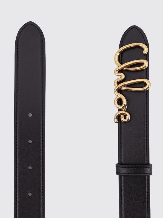 26FW 끌로에 레귤러 벨트 CH26SBB15PR4 001 Black - CHLOE