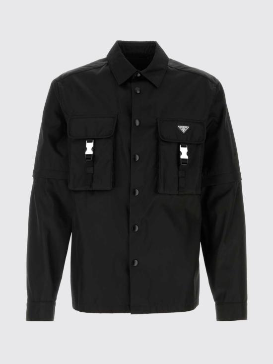 26FW 프라다 셔츠 SC548SOOO1WQ8 F0002 Black