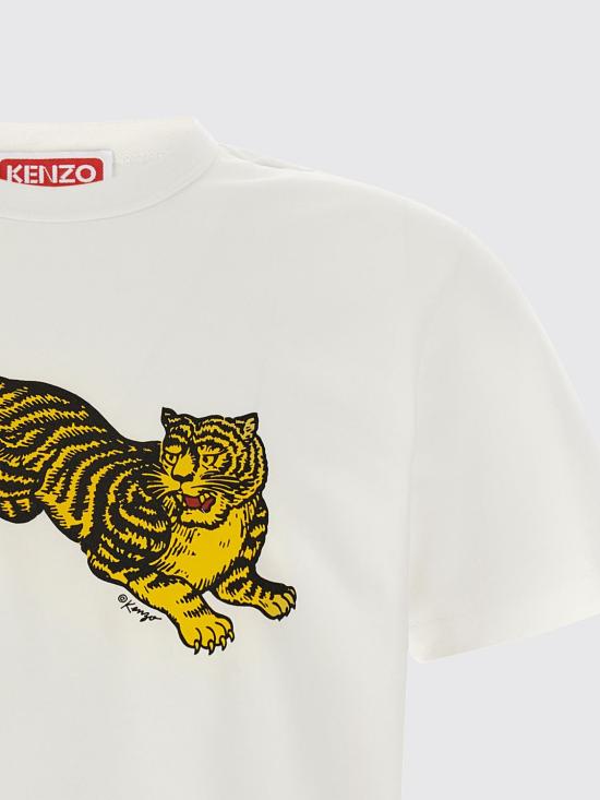 26FW 겐조 반팔 티셔츠 FG65TS1654SG 02 White - KENZO