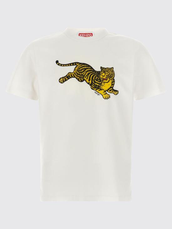 26FW 겐조 반팔 티셔츠 FG65TS1654SG 02 White - KENZO