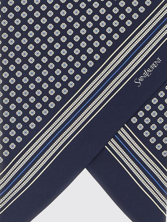 26FW 생로랑 머플러/스카프 8682563Y001 4188 Blue - SAINT LAURENT