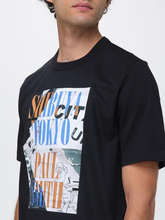 26FW 폴 스미스 반팔 티셔츠 M2R220XWP5850 79 Black - PAUL SMITH