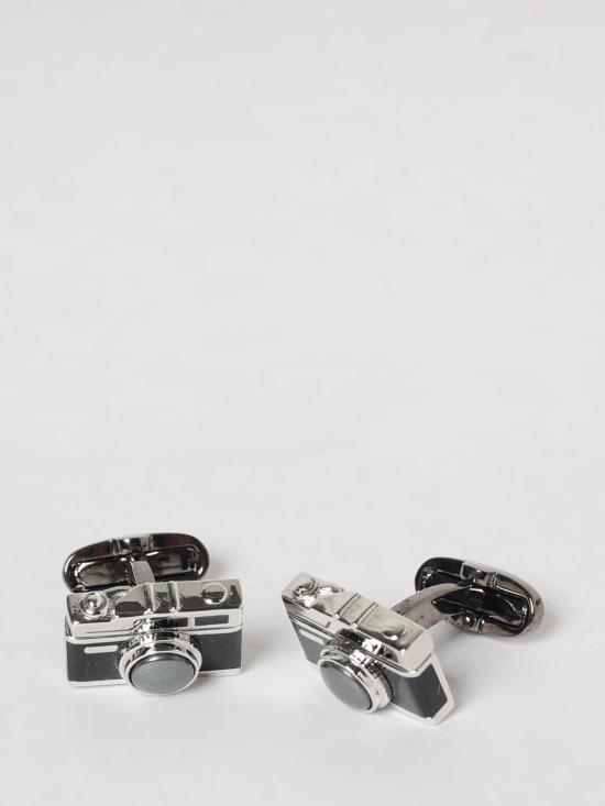26FW 폴 스미스 커프스 링크/타이 홀더 M1ACUFFWCAMER 82 Silver