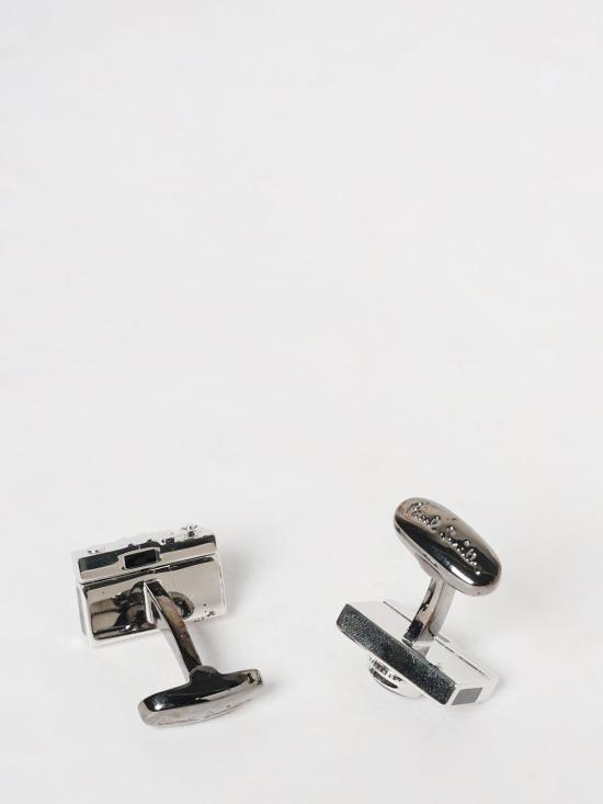 26FW 폴 스미스 커프스 링크/타이 홀더 M1ACUFFWCAMER 82 Silver - PAUL SMITH