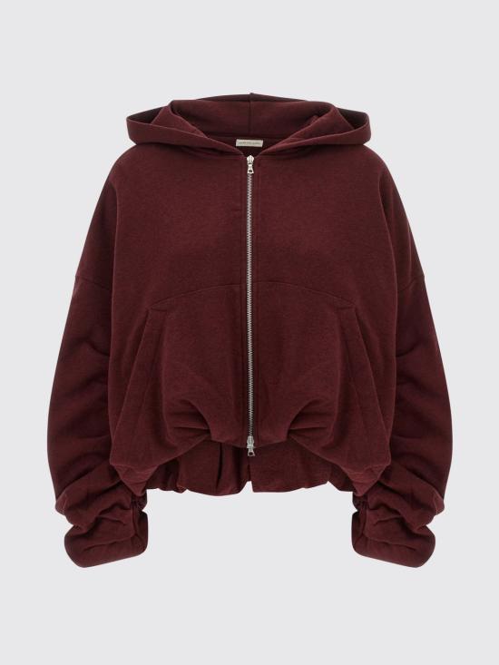 26FW 드리스 반 노튼 스웨터 2621311074612 376 Burgundy - DRIES VAN NOTEN