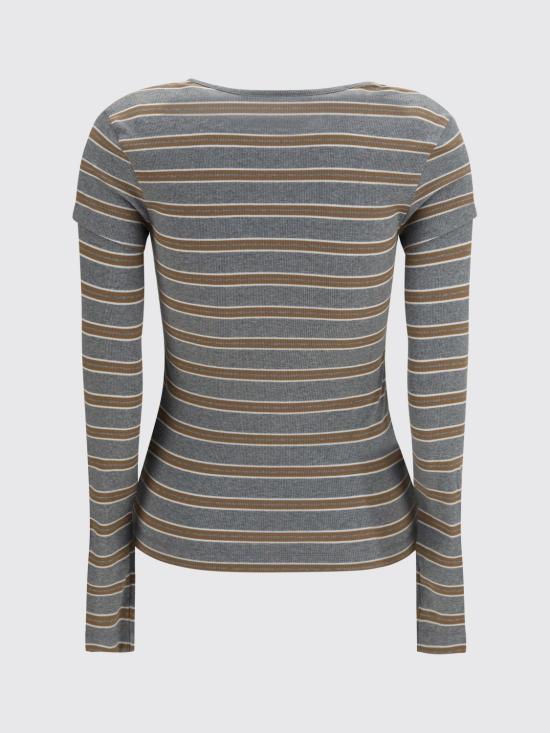 26FW 가니 셔츠 A1040483 920 Striped - GANNI