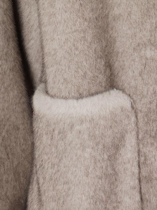 26FW 에르노 페이크 퍼 패치 포켓 코트 GC000600D12739 9410 Grey - HERNO