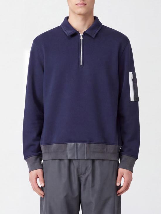 26FW 사카이 폴로 티셔츠 2604138M 233 Blue