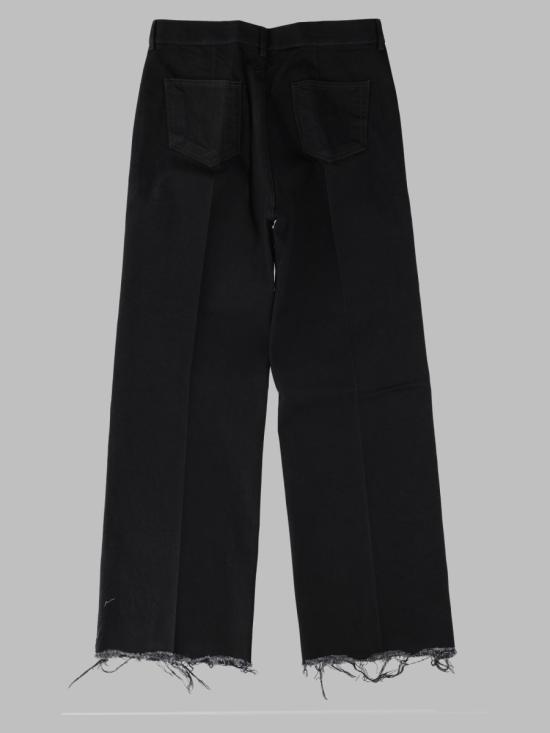 26FW 릭 오웬스 데님 팬츠 RR02F4333 HDK09 BLACK - RICK OWENS