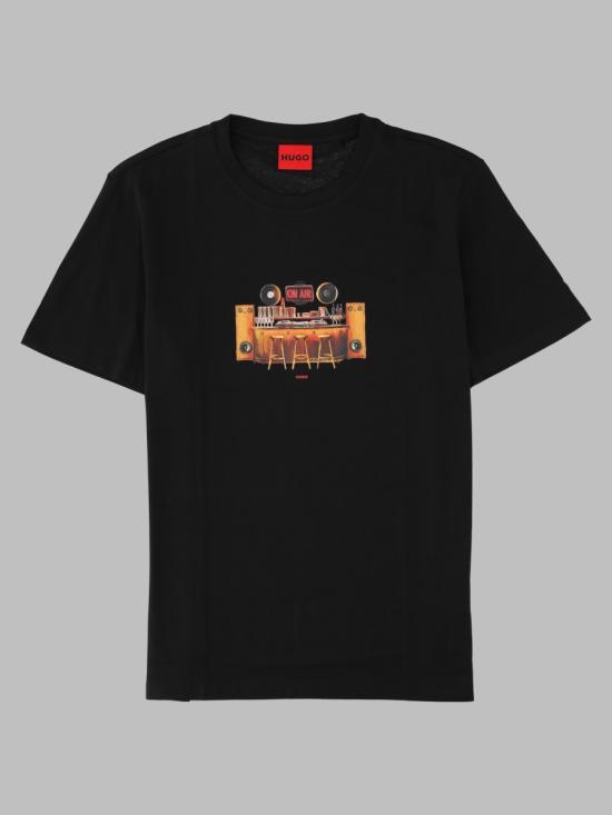 26FW 휴고보스 반팔 티셔츠 50566046 10268981001 BLACK