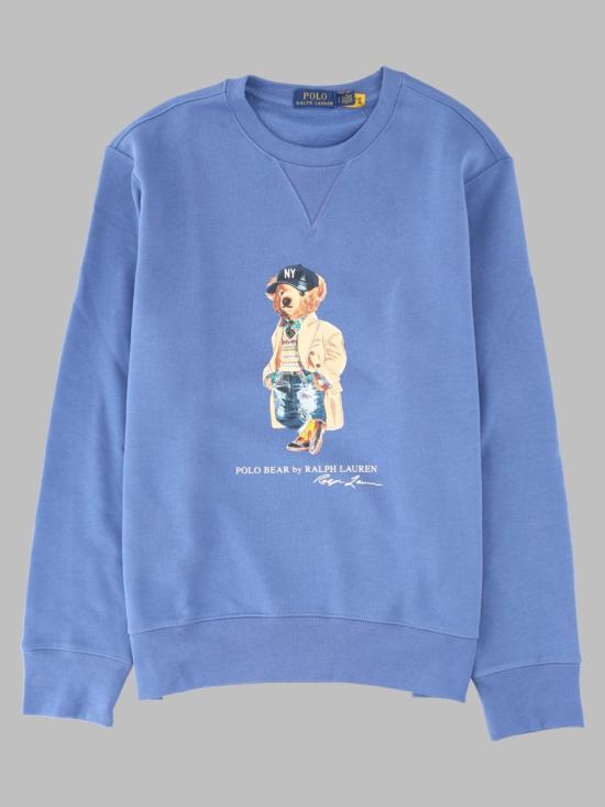 26FW 폴로 랄프로렌 긴팔 티셔츠 710B27073 001BASTILLEBLUE HRTGBR