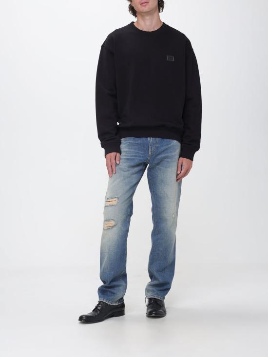 26FW 돌체앤가바나 긴팔 티셔츠 G9AHSTG7Q2O N0000 Black - DOLCE & GABBANA