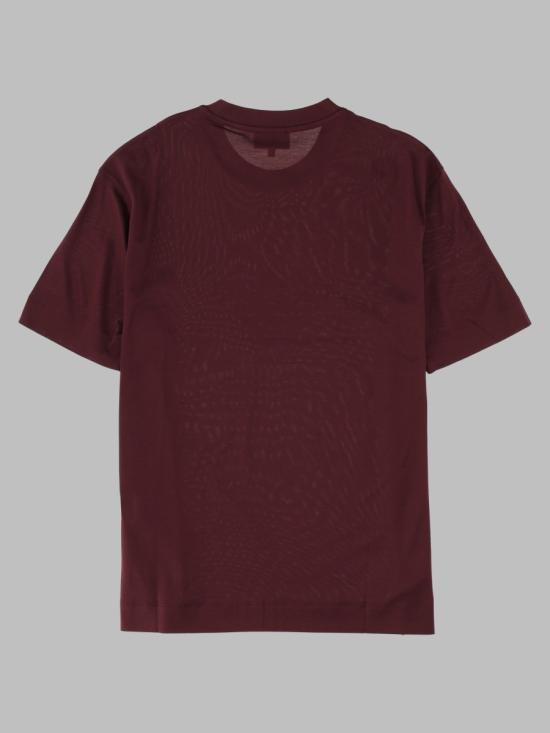 26FW 엠포리오 아르마니 반팔 티셔츠 EM006765 AF10017UA331 BORDEAUX - EMPORIO ARMANI