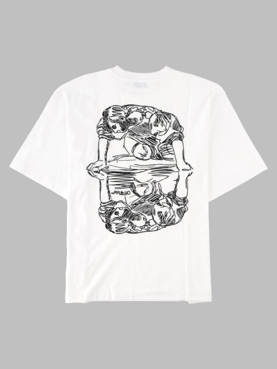 26FW 오프화이트 반팔 티셔츠 44MAA120 F26J017100 WHITE - OFF WHITE
