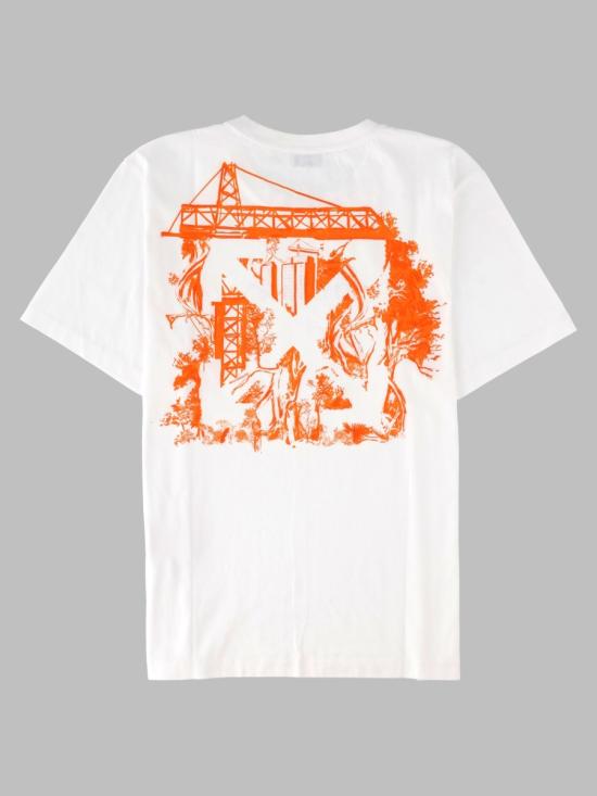 26FW 오프화이트 반팔 티셔츠 44MAA16M F26J00D100 WHITE - OFF WHITE
