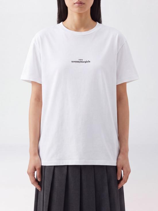 26FW 마르지엘라 반팔 티셔츠 S50GC0736DS22816 100 White