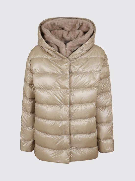 26FW 에르노 밍크 퍼 이펙트 파카 재킷 PI002312D12017Z 1985 White - HERNO