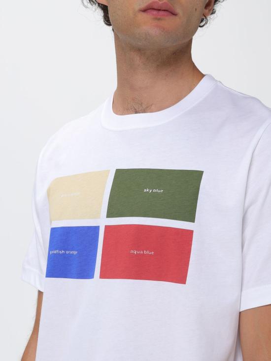 26FW 폴 스미스 지브라 패치 반팔 M2R011RWP6865 01 White - PAUL SMITH