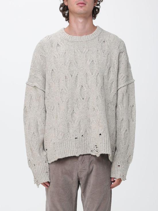 26FW 리프레젠트 스웨터 MLM101009 53 Beige
