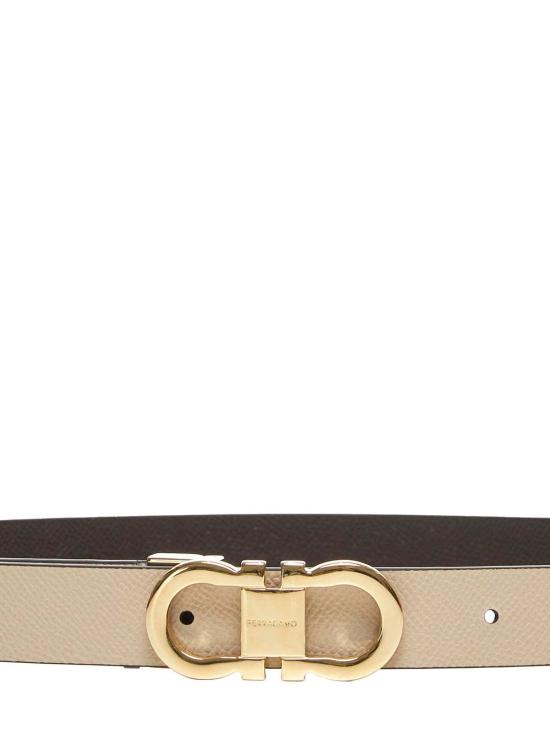  살바토레 페라가모 벨트 페라가모 , 간치니 버클, 브라운 색상 - SALVATORE FERRAGAMO