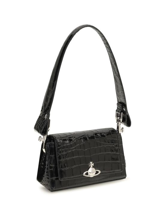  비비안웨스트우드 가방 비비안 웨스트우드 헤이즐 스몰 숄더백 블랙 - VIVIENNE WESTWOOD