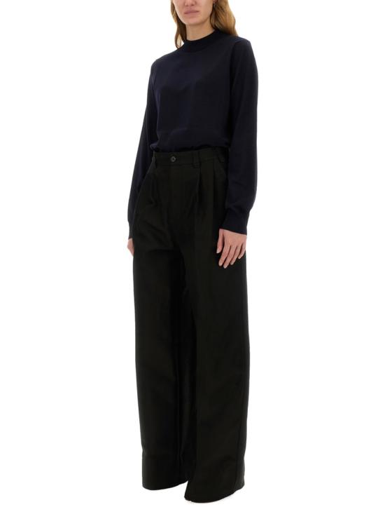  마르지엘라 스웨터 메종  울 저지 점퍼 블루 - MAISON MARGIELA