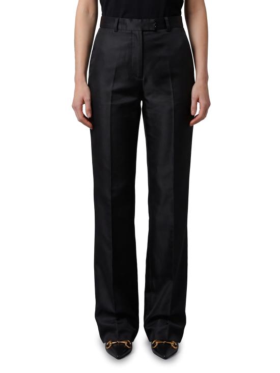 26FW 구찌 스트레이트 팬츠 865225 BLACK
