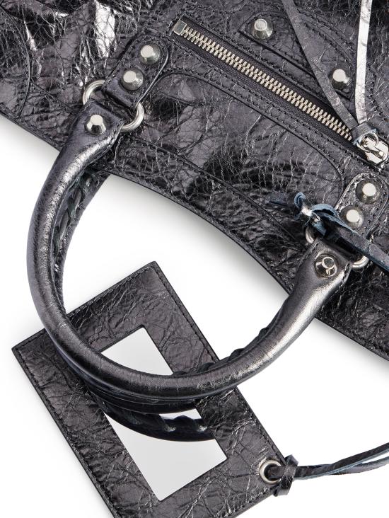 26FW 발렌시아가 르 시티 백 스몰 865762 2AB4V1314 METALLIC GREY - BALENCIAGA