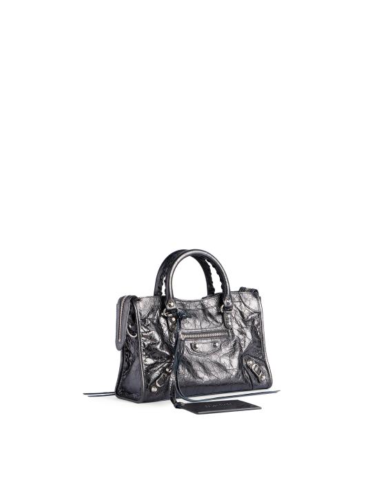 26FW 발렌시아가 르 시티 백 스몰 865762 2AB4V1314 METALLIC GREY - BALENCIAGA