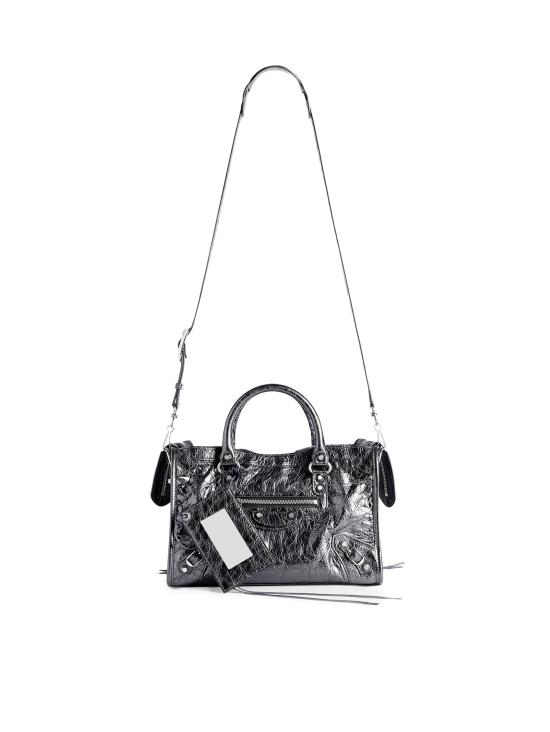 26FW 발렌시아가 르 시티 백 스몰 865762 2AB4V1314 METALLIC GREY - BALENCIAGA