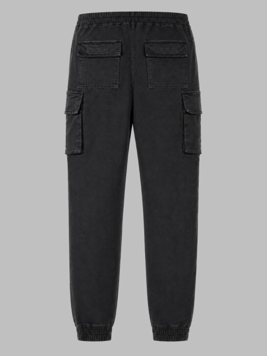  릭 오웬스 데님 팬츠 드릭슈드 마스토돈 컷 카고 진 블랙 - RICK OWENS