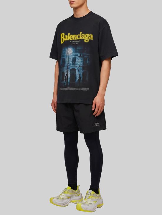 26FW 발렌시아가 반팔 티셔츠 764235 BLACK - BALENCIAGA