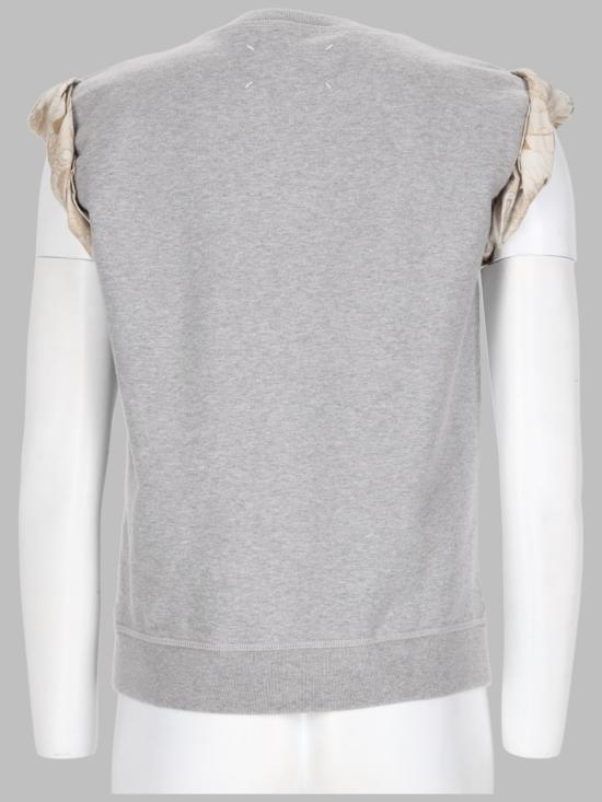  마르지엘라 스웨터 메종  반팔 스웨트셔츠 그레이 - MAISON MARGIELA