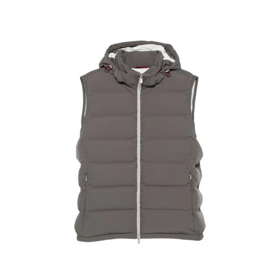 26FW 브루넬로 쿠치넬리 베스트 MV4061605 C106 GREY