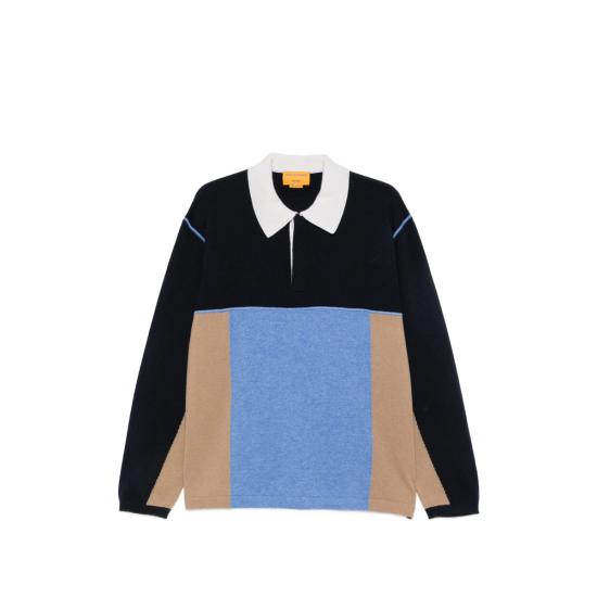 26FW 게스트 인 레지던스 폴로 티셔츠 M35310LM COLOR BLOC MIDCO BLUE