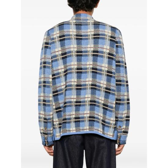 26FW 게스트 인 레지던스 셔츠 M35710AM PLAID WORK BLUEC BLUE NEUTRALS - GUEST IN RESIDENCE