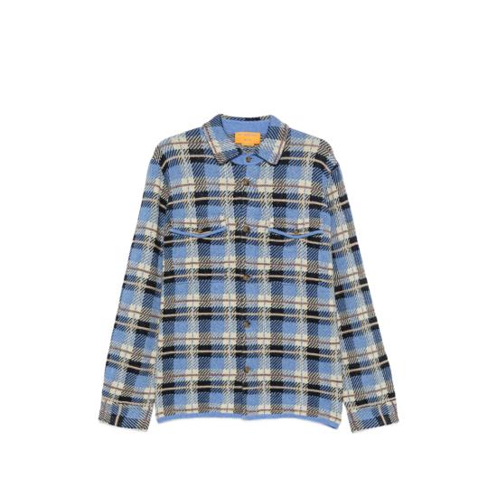 26FW 게스트 인 레지던스 셔츠 M35710AM PLAID WORK BLUEC BLUE NEUTRALS