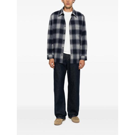 26FW 아페쎄 셔츠 WOATF H32058 LAB GREY BLACK - A.P.C.