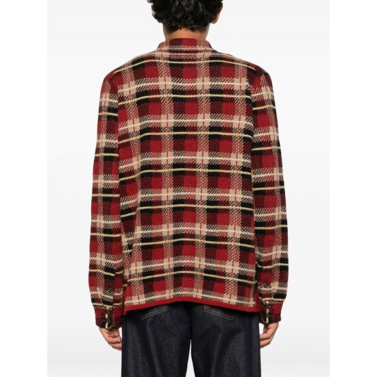 26FW 게스트 인 레지던스 셔츠 M35710AM PLAID WORK CARCO RED NEUTRALS - GUEST IN RESIDENCE