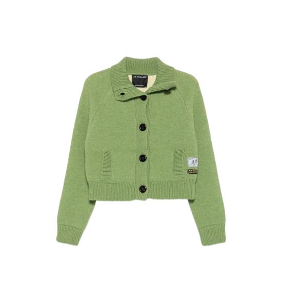 26FW B.B. WALLACE 가디건 K64 HESSE PEGRE GREEN