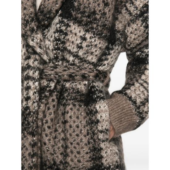26FW 브루넬로 쿠치넬리 가디건 MMT571716 CKW73 BROWN BLACK - BRUNELLO CUCINELLI