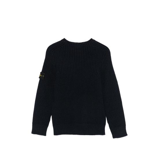 26FW [키즈] 스톤 아일랜드 니트/스웻셔츠 165100007 S0M21 V0020 BLUE - STONE ISLAND
