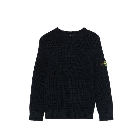 26FW [키즈] 스톤 아일랜드 니트/스웻셔츠 165100007 S0M21 V0020 BLUE