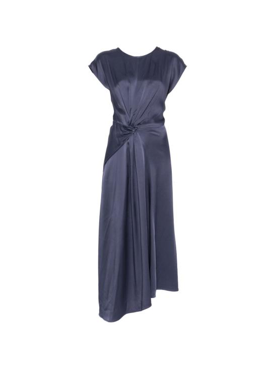 26FW 빅토리아 베컴 미디 원피스 1226WDR007292D DARK OCEAN BLUE