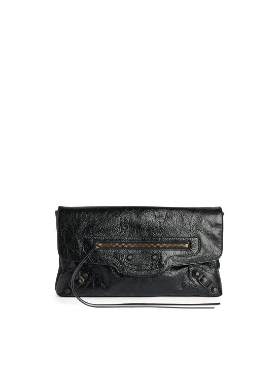 26FW 발렌시아가 르 시티 클러치 873386 2ABEK1000 BLACK