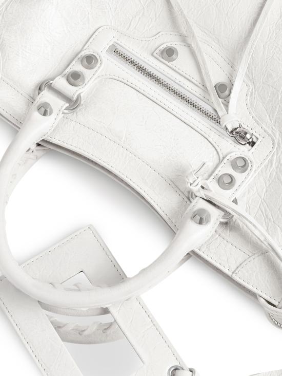 26FW 발렌시아가 르 시티 백 스몰 865762 2ACLR9104 WHITE - BALENCIAGA